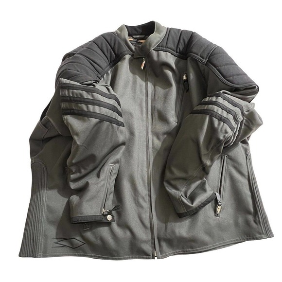 Power Trip Motorcycle 3XL Polyester Jacket Armored Padded Back Elbows Black - Picture 5 of 12